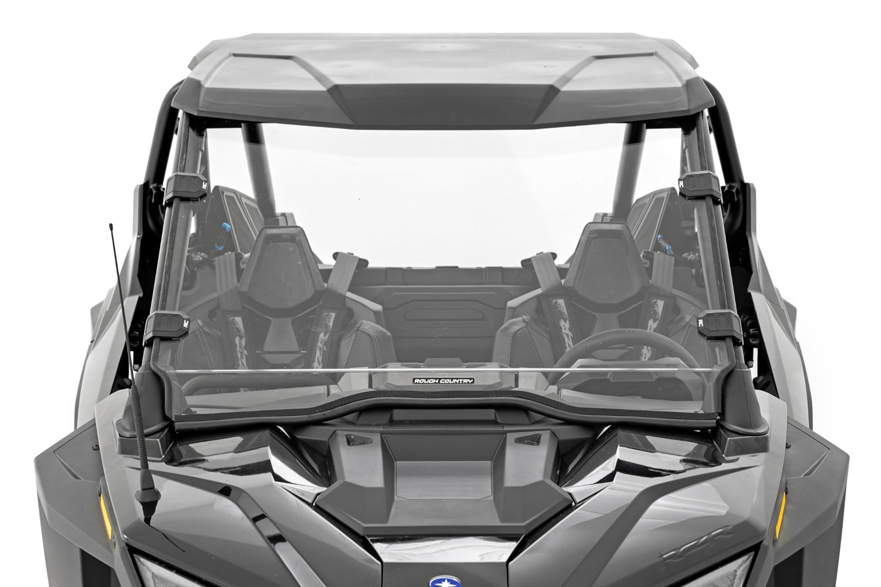 Full Windshield | Scratch Resistant | Polaris RZR Turbo R by Rough Country
