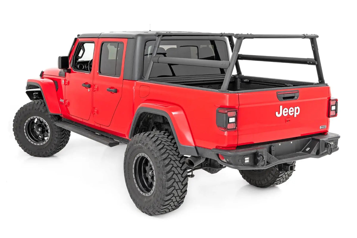 Bed Rack | Aluminum | Jeep Gladiator JT 4WD (2020-2026) by Rough Country