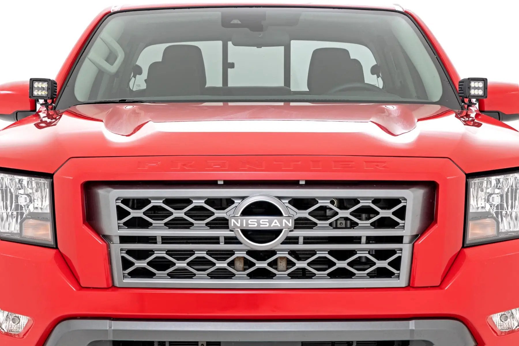 LED Light Kit | Ditch Mount | 2" Black Pair | Spot | Nissan Frontier (22-26) by Rough Country
