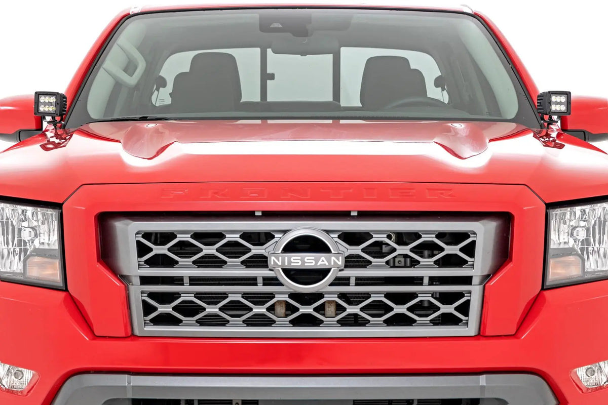 LED Light Kit | Ditch Mount | 2" Black Pair | Spot | Nissan Frontier (22-26)