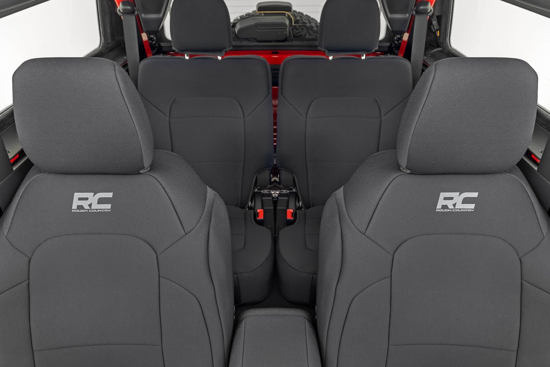 Seat Covers | Bucket Seats | FR & RR | Ford Bronco (2 Door) 4WD (2021-2026) by Rough Country