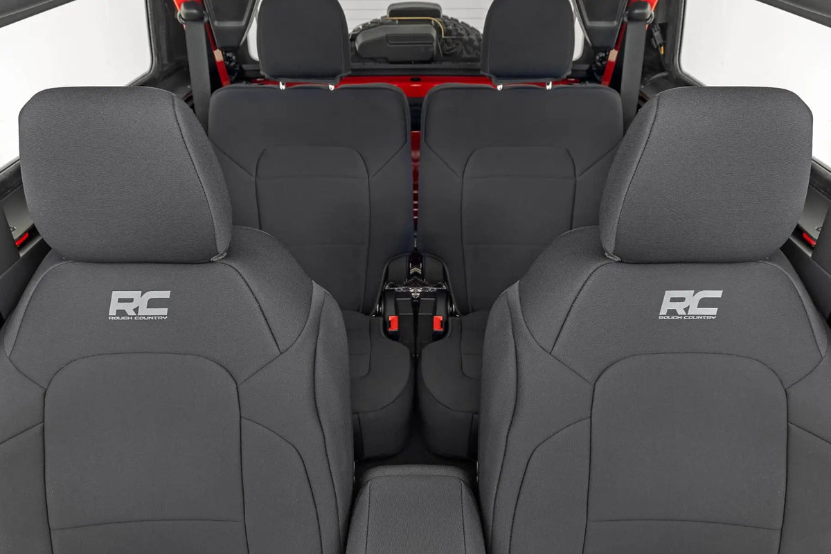 Seat Covers | Bucket Seats | FR & RR | Ford Bronco (2 Door) 4WD (2021-2026) by Rough Country