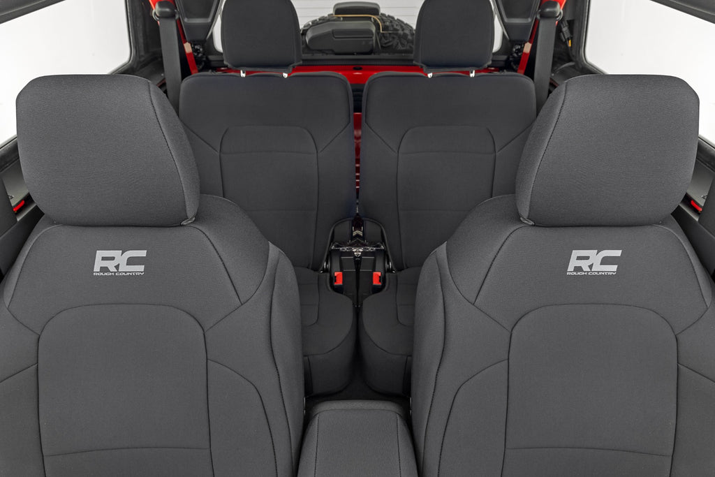 Seat Covers | Bucket Seats | FR & RR | Ford Bronco (2 Door) 4WD (2021-2026) by Rough Country