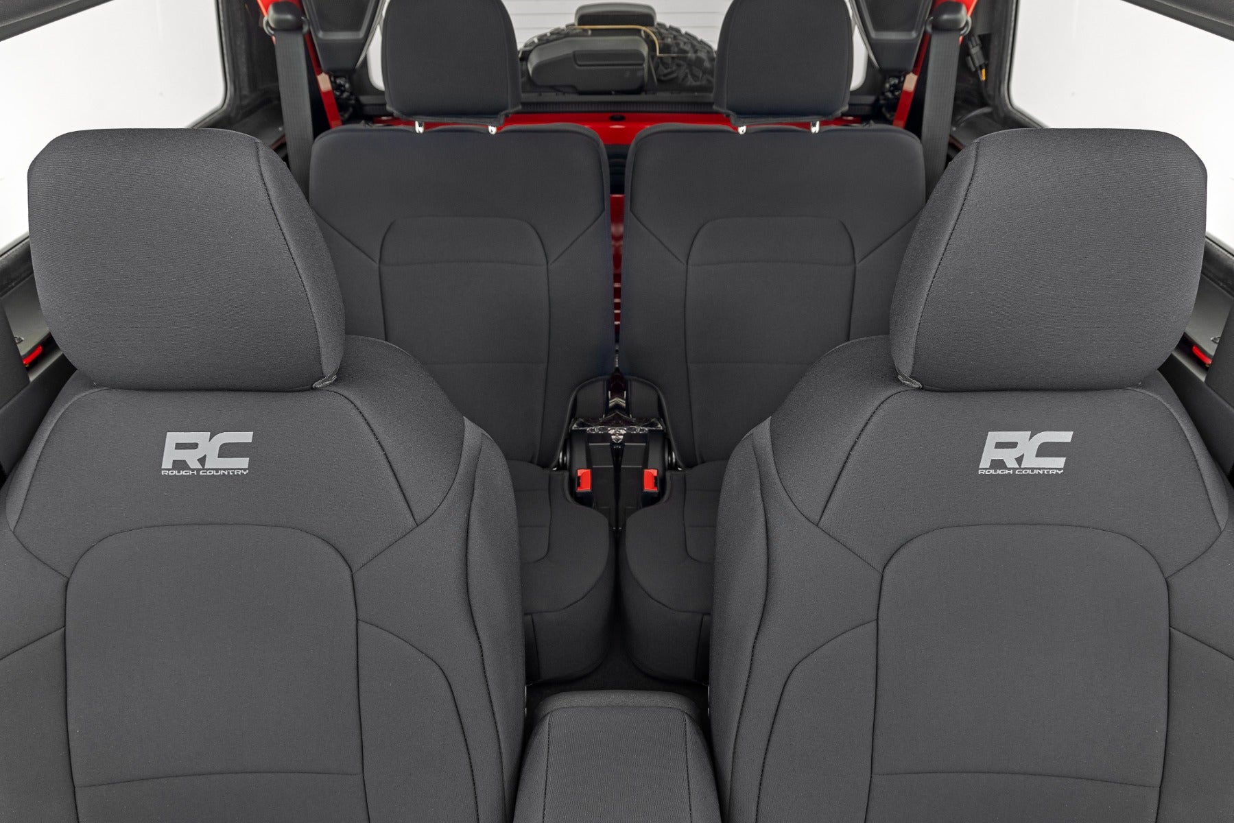 Seat Covers | Bucket Seats | FR & RR | Ford Bronco (2 Door) 4WD (2021-2026) by Rough Country
