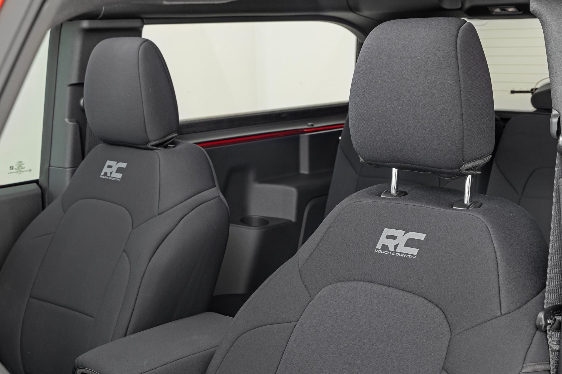 Seat Covers | Bucket Seats | FR & RR | Ford Bronco (2 Door) 4WD (2021-2026) by Rough Country