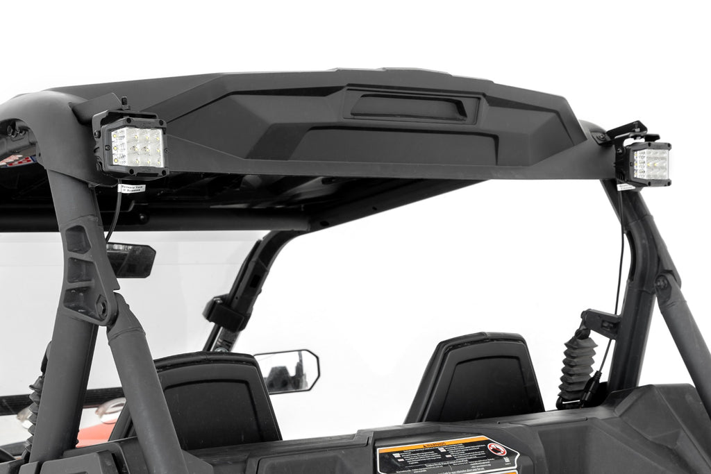 LED Light Kit | Rear Mount | 2" Chrome Pair | Wide Angle | Can-Am Maverick Sport 1000R by Rough Country