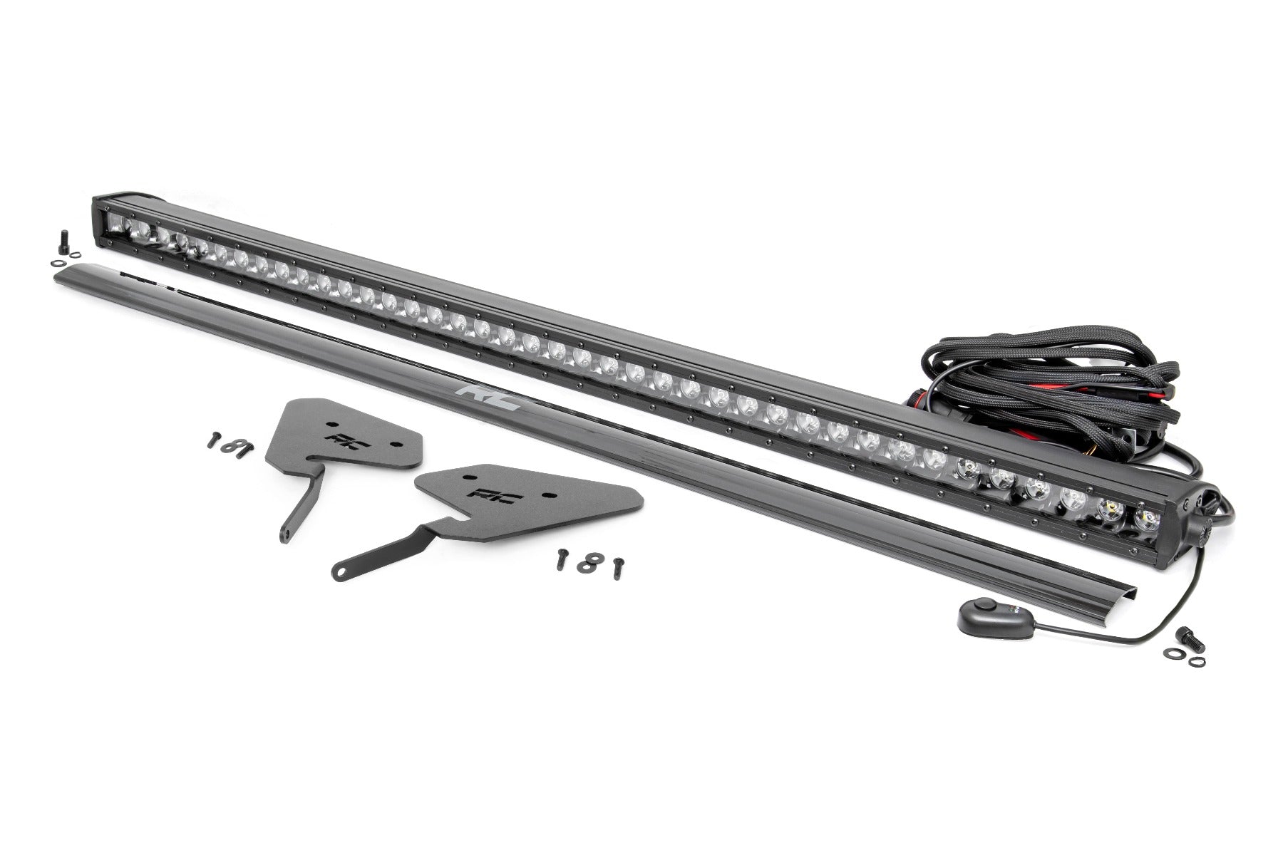 LED Light Kit | 30 Inch | Black Series | Front Mount | Polaris RZR Turbo S4 by Rough Country