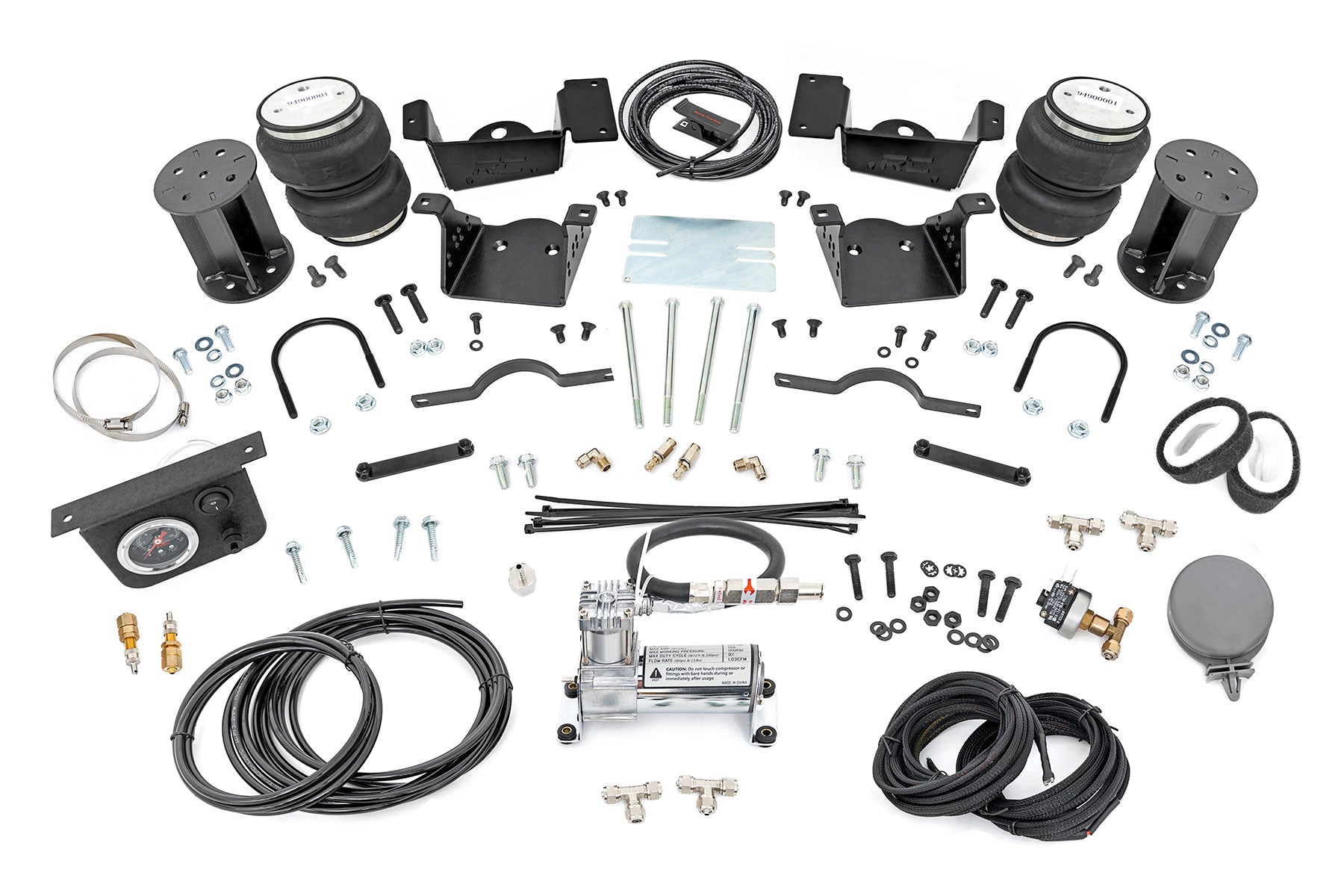 Air Spring Kit w/compressor | 7 Inch Lift Kit | Chevy/GMC 2500HD/3500HD (20-26) by Rough Country