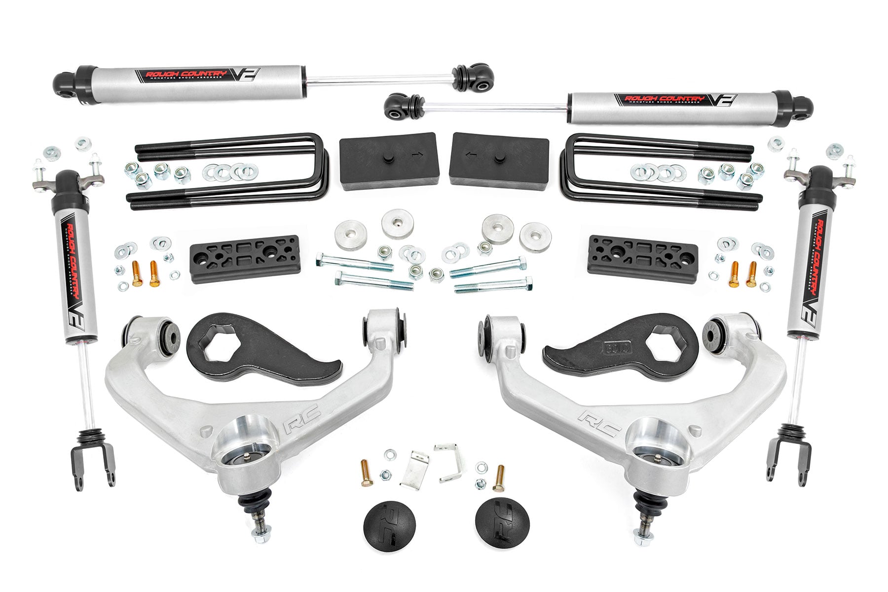 3 Inch Lift Kit | UCAs | V2 | w/ Overloads | Chevy/GMC 2500HD/3500HD (20-26) by Rough Country