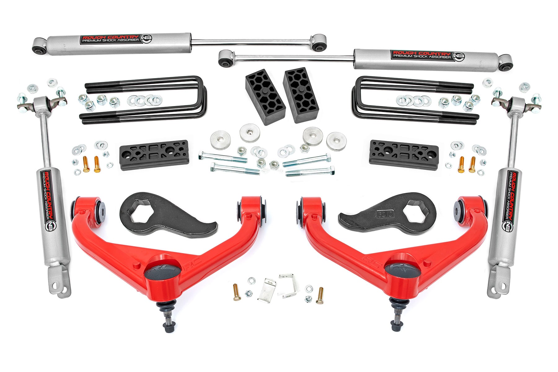3 Inch Lift Kit | Chevy/GMC Sierra 3500 HD/Silverado 3500 HD 2WD/4WD (20-26) by Rough Country