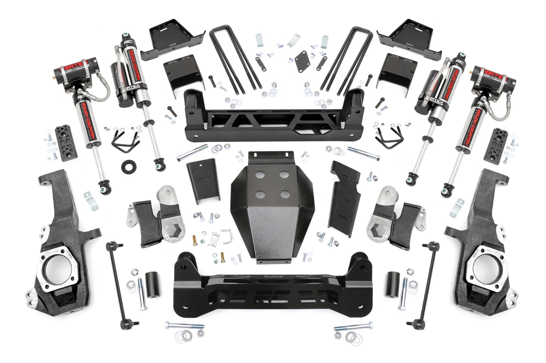 7 Inch Lift Kit | NTD | Vertex Shocks | Chevy/GMC 2500HD/3500HD (20-26) by Rough Country