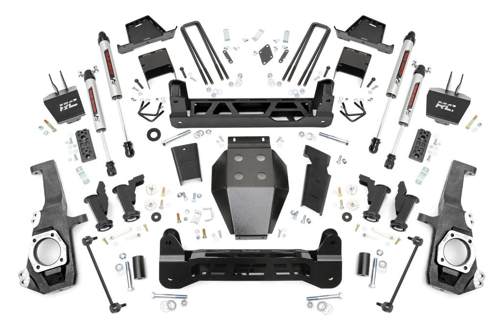 7 Inch Lift Kit | Torsion Drop | V2 | Chevy/GMC 2500HD/3500HD 2WD/4WD (20-26) by Rough Country