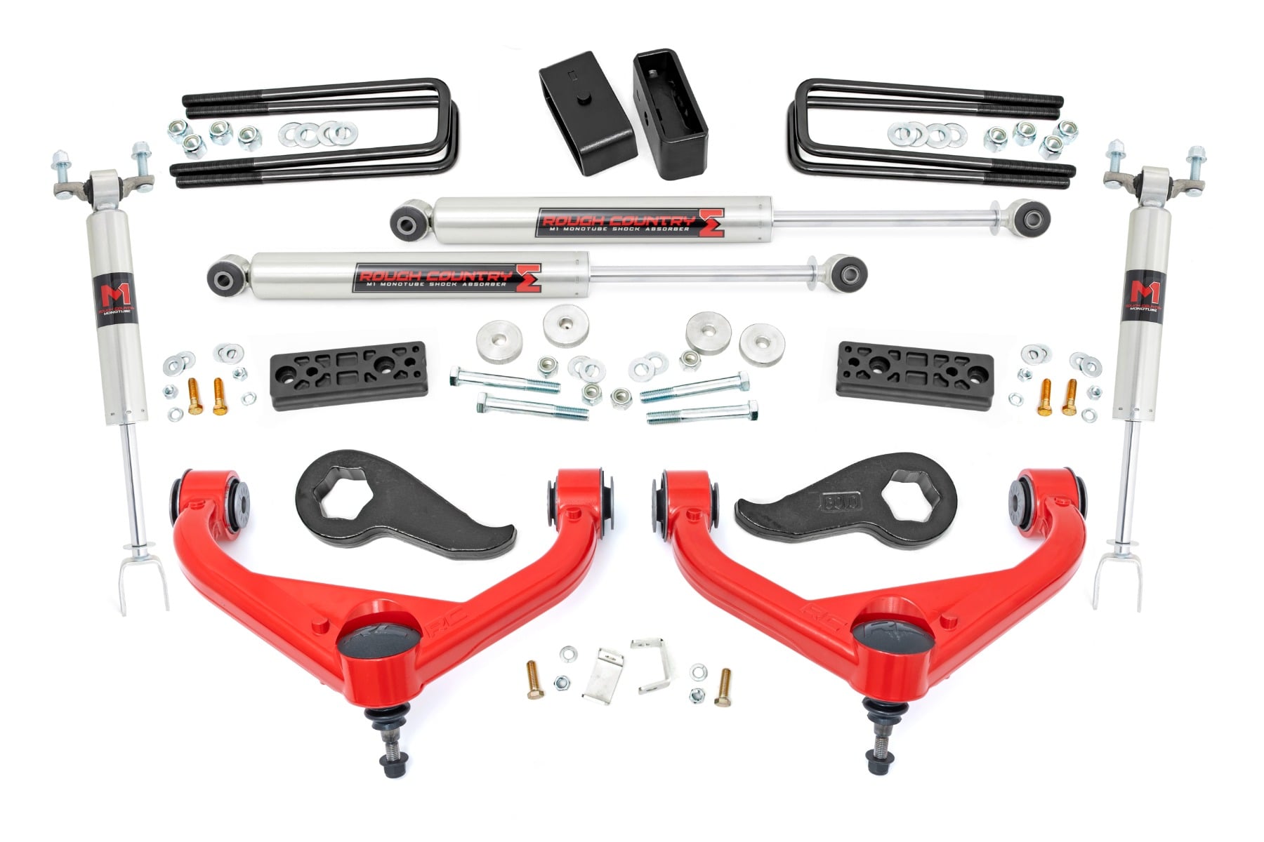 3 Inch Lift Kit | UCAs | M1 | w/ Overloads | Chevy/GMC 2500HD/3500HD (20-26) by Rough Country