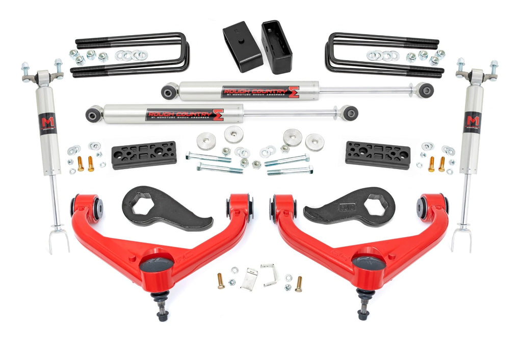 3 Inch Lift Kit | UCAs | M1 | w/ Overloads | Chevy/GMC 2500HD/3500HD (20-26) by Rough Country
