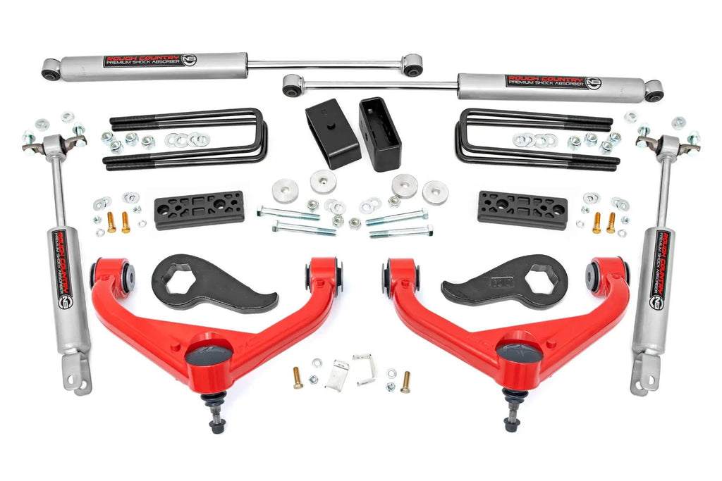 3 Inch Lift Kit | w/ Overloads | Chevy/GMC 2500HD/3500HD (20-26) by Rough Country