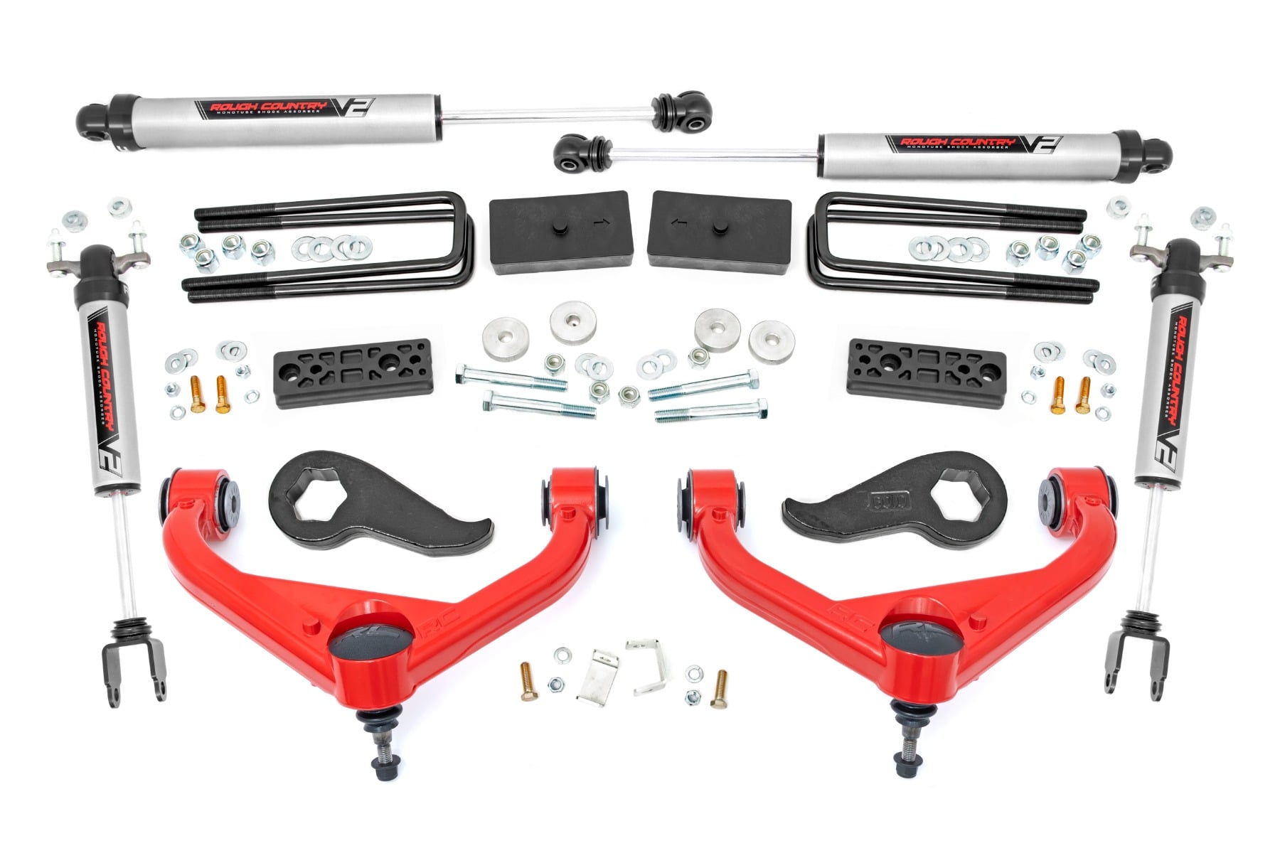3 Inch Lift Kit | UCAs | V2 | w/ Overloads | Chevy/GMC 2500HD/3500HD (20-26) by Rough Country