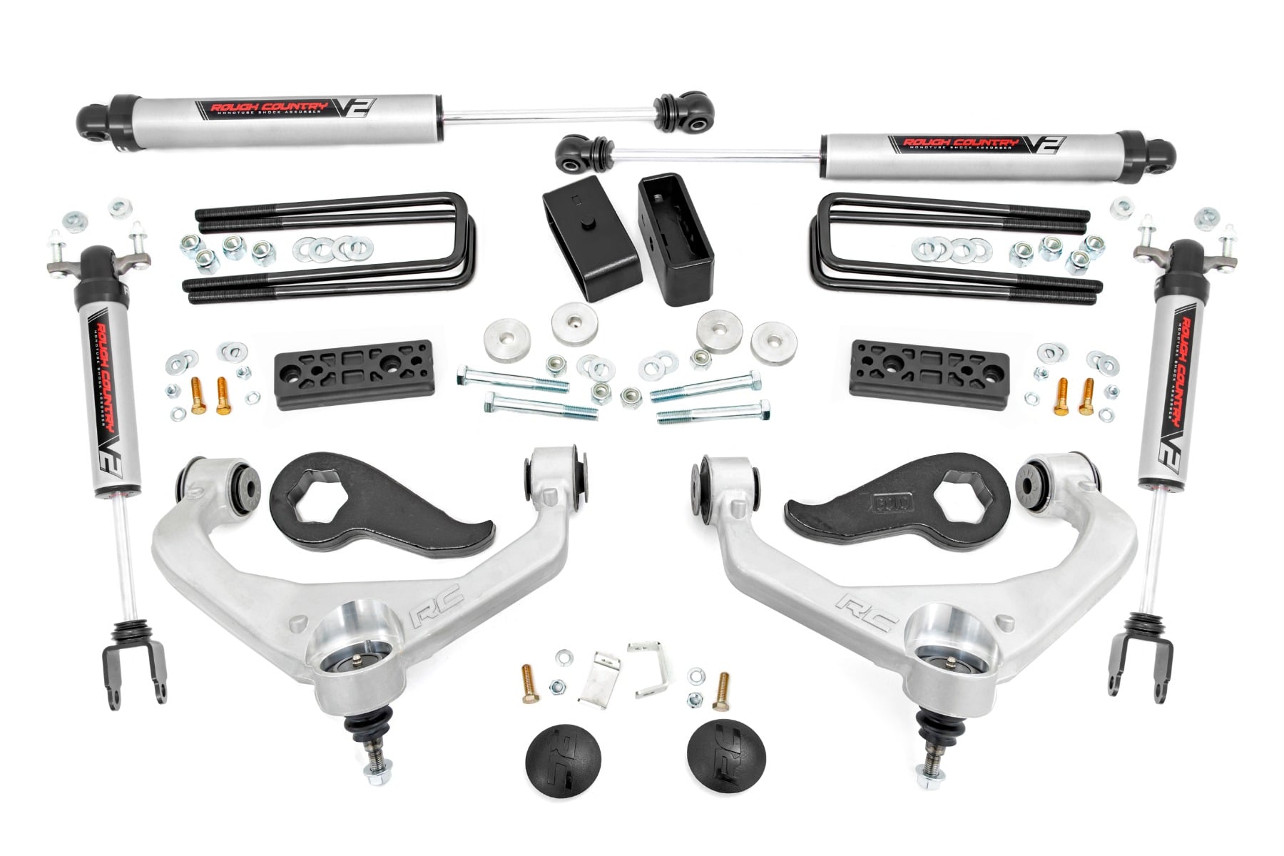 3 Inch Lift Kit | UCAs | V2 | w/ Overloads | Chevy/GMC 2500HD/3500HD (20-26) by Rough Country