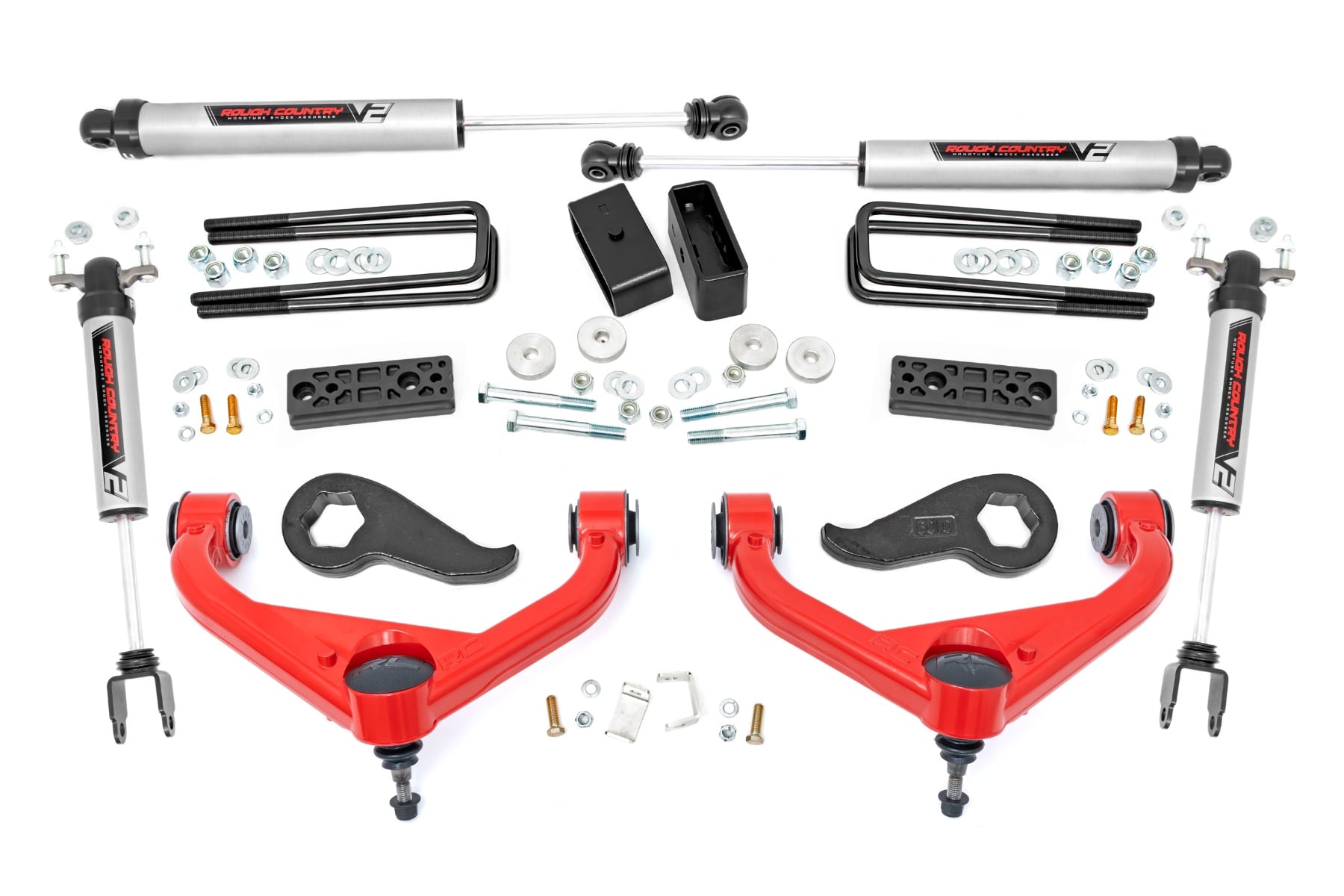 3 Inch Lift Kit | UCAs | V2 | w/ Overloads | Chevy/GMC 2500HD/3500HD (20-26) by Rough Country
