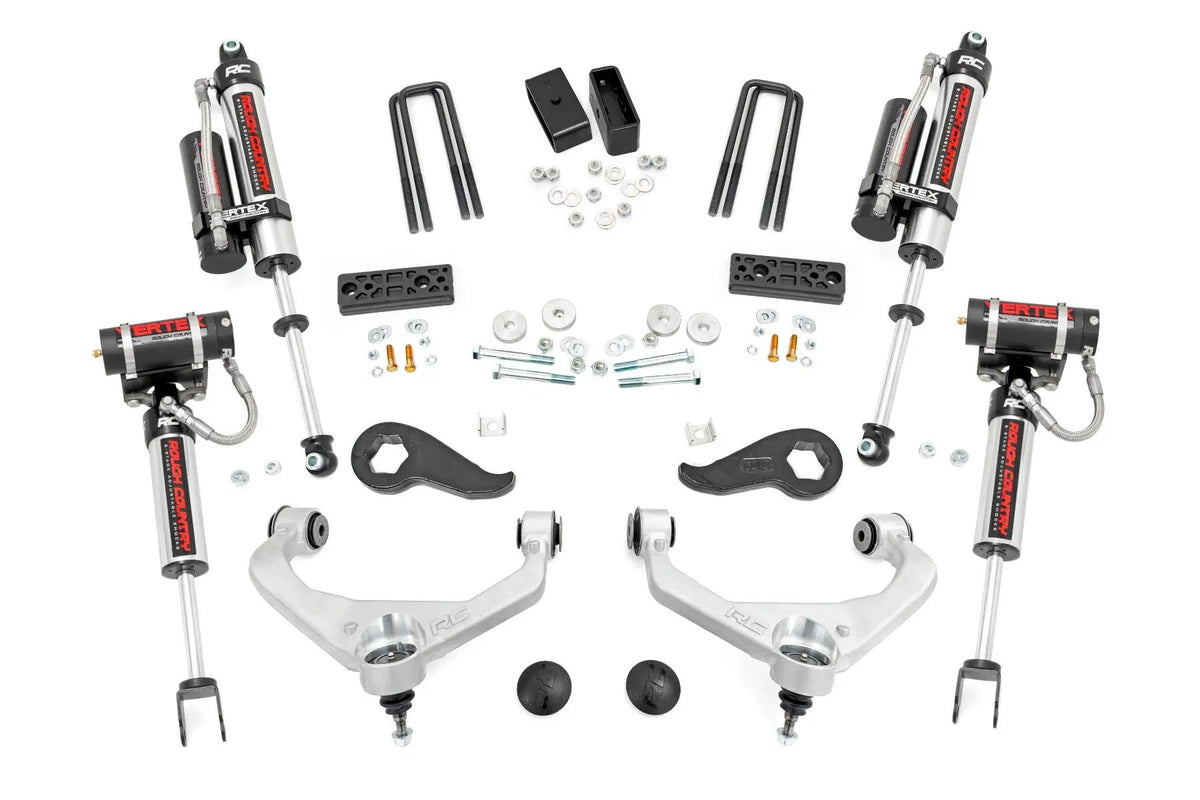 3 Inch Lift Kit | Vertex | w/ Overloads | Chevy/GMC 2500HD/3500HD (20-26) by Rough Country