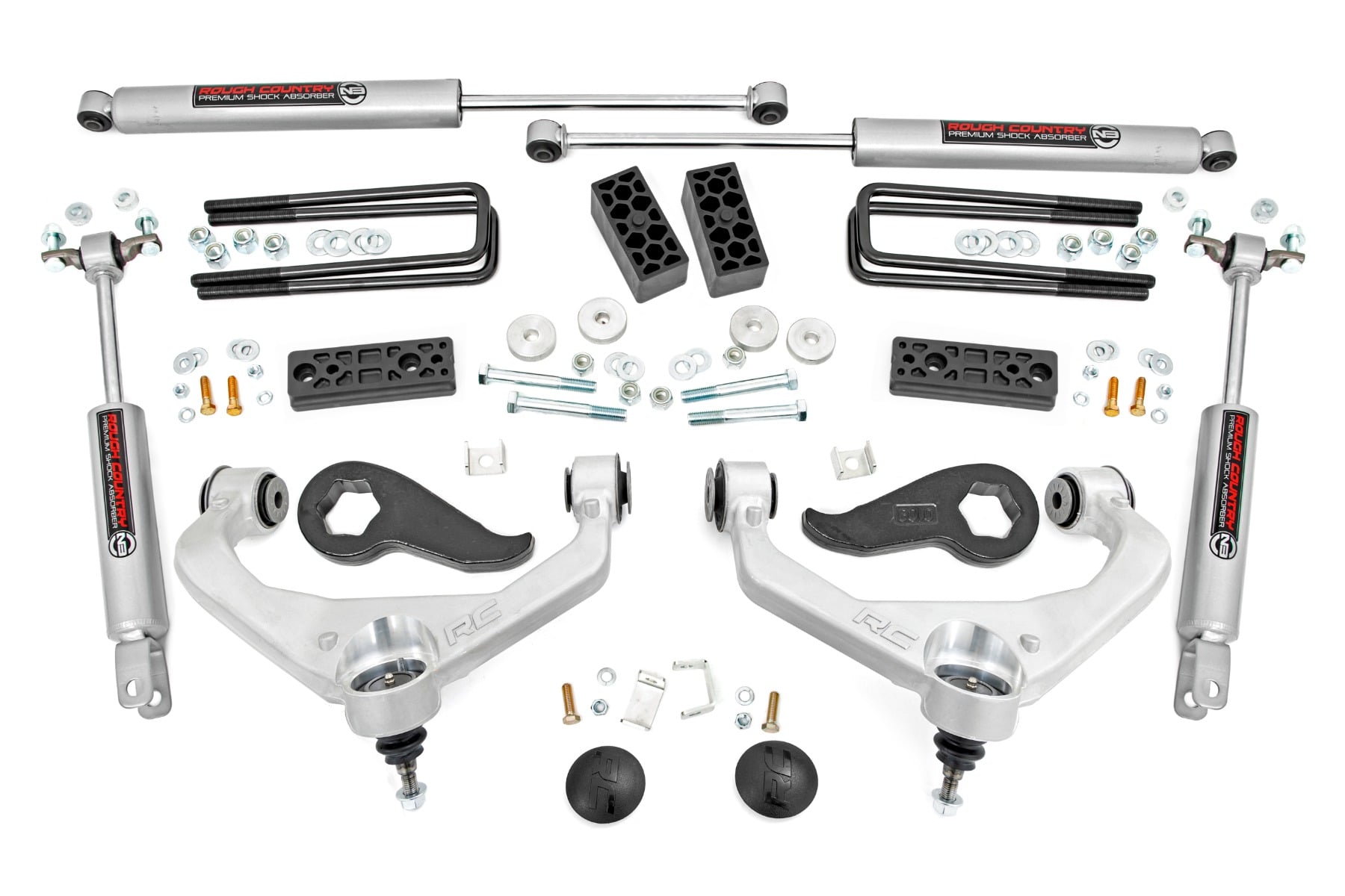 3 Inch Lift Kit | Chevy/GMC Sierra 3500 HD/Silverado 3500 HD 2WD/4WD (20-26) by Rough Country