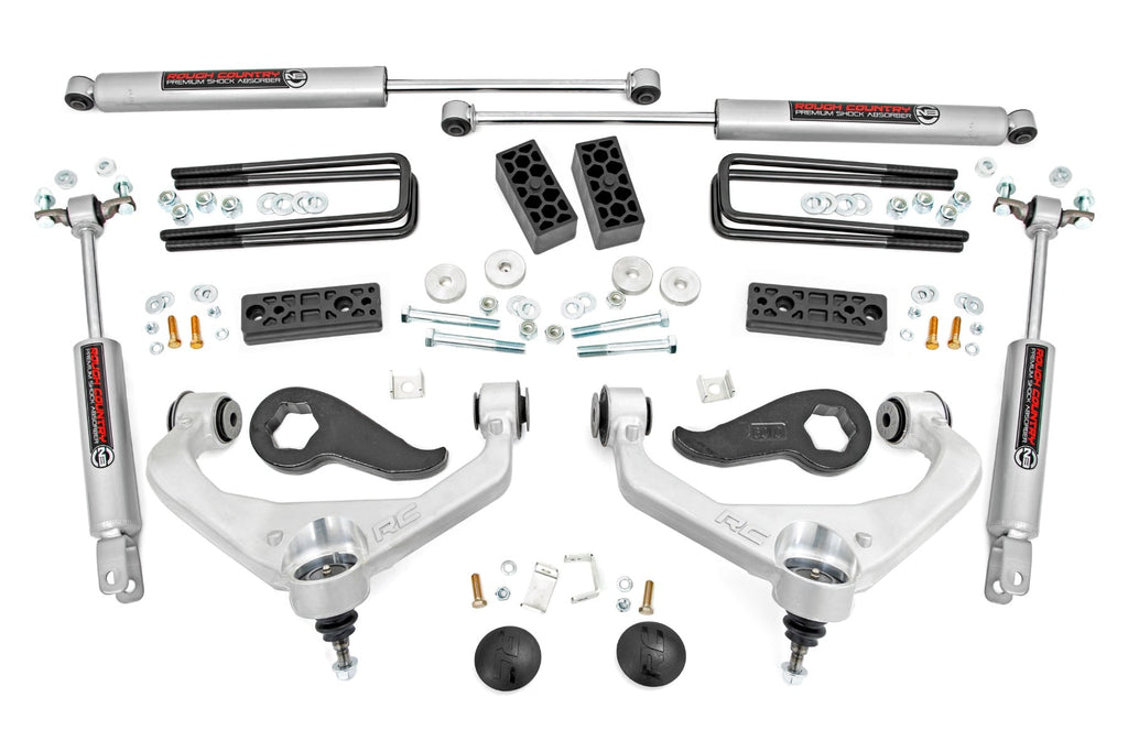 3 Inch Lift Kit | Chevy/GMC Sierra 3500 HD/Silverado 3500 HD 2WD/4WD (20-26) by Rough Country
