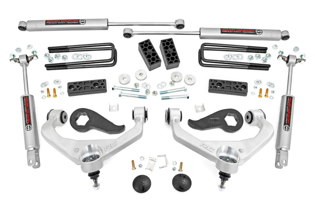 3 Inch Lift Kit | Chevy/GMC Sierra 3500 HD/Silverado 3500 HD 2WD/4WD (20-26) by Rough Country
