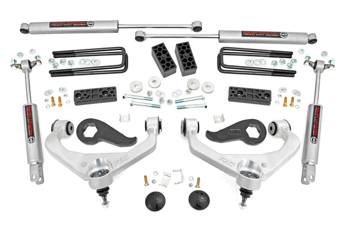3 Inch Lift Kit | Chevy/GMC Sierra 3500 HD/Silverado 3500 HD 2WD/4WD (20-26) by Rough Country
