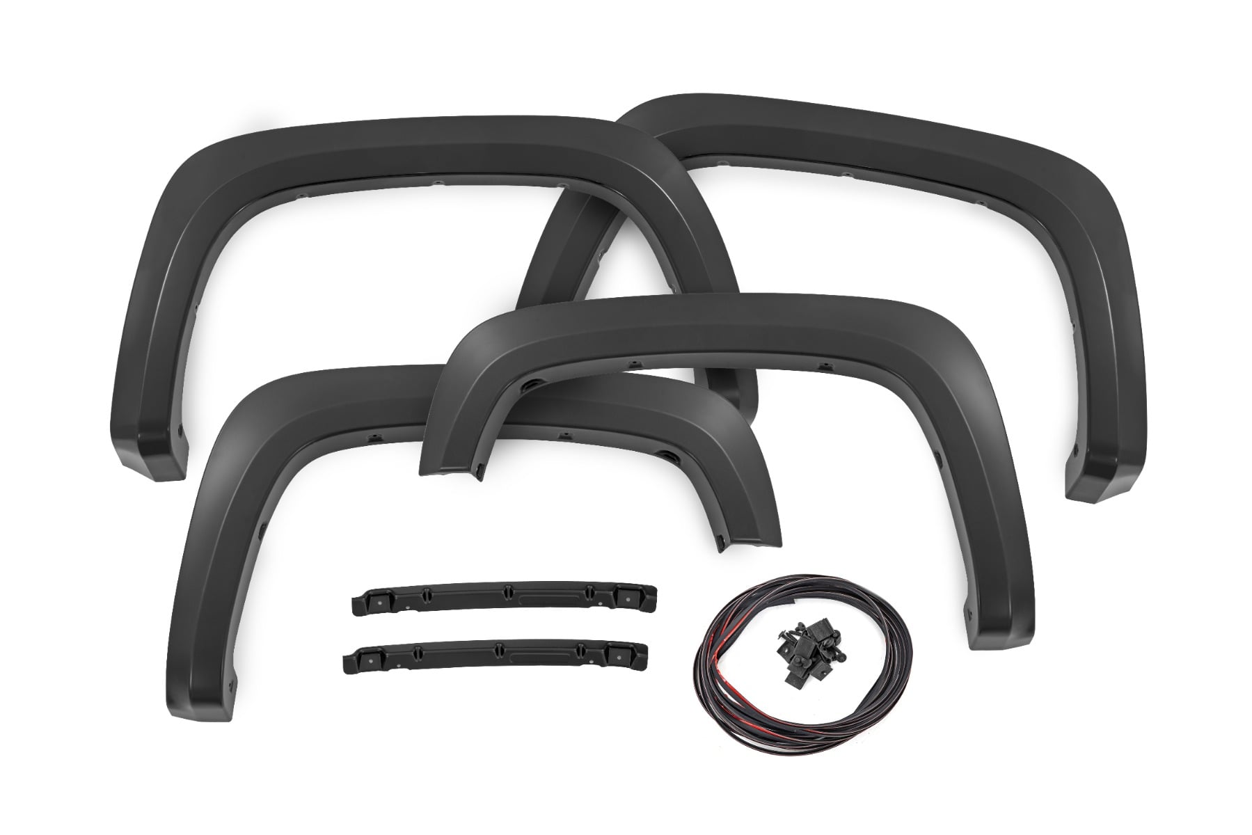 Sport Fender Flares | GBA Black | Chevy Silverado 2500 HD/3500 HD (20-26) by Rough Country