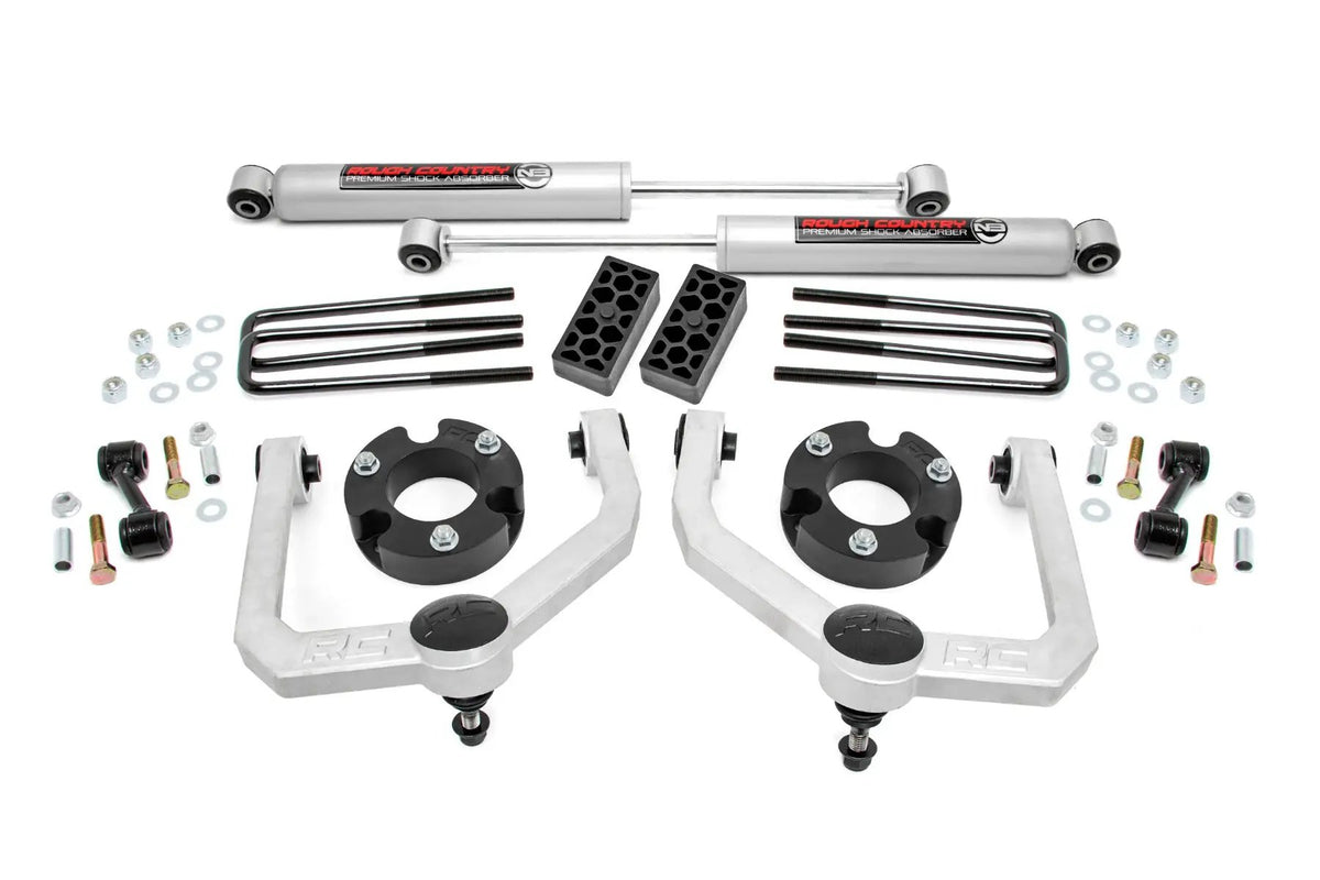 3 Inch Lift Kit | N3 Shocks | Nissan Titan 2WD/4WD (2004-2024) by Rough Country