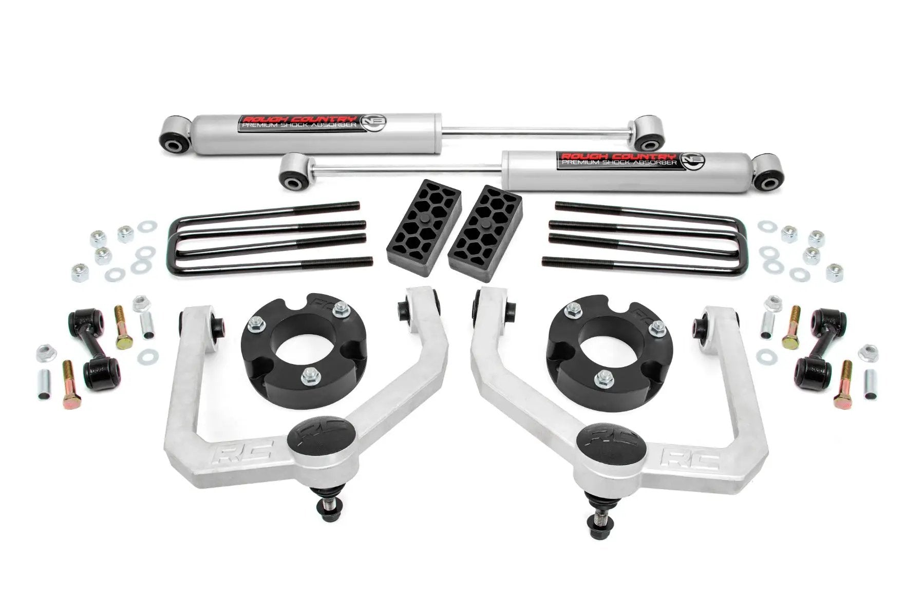 3 Inch Lift Kit | N3 Shocks | Nissan Titan 2WD/4WD (2004-2024) by Rough Country