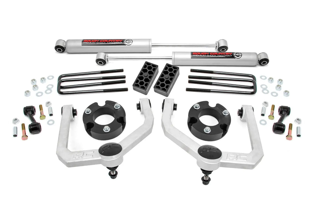 3 Inch Lift Kit | N3 Shocks | Nissan Titan 2WD/4WD (2004-2024) by Rough Country
