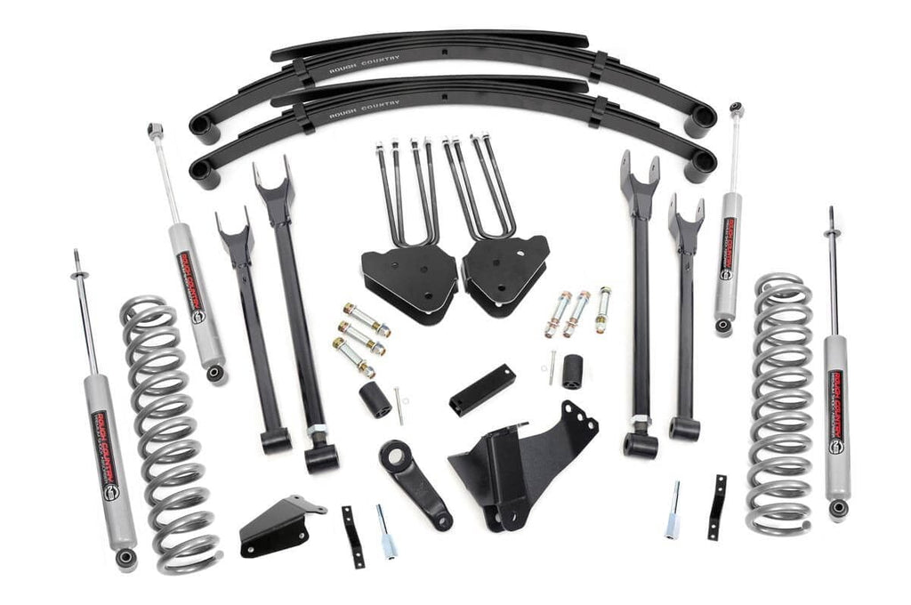 6 Inch Lift Kit | Diesel | 4 Link | RR Spring | Ford F-250/F-350 Super Duty (05-07) by Rough Country