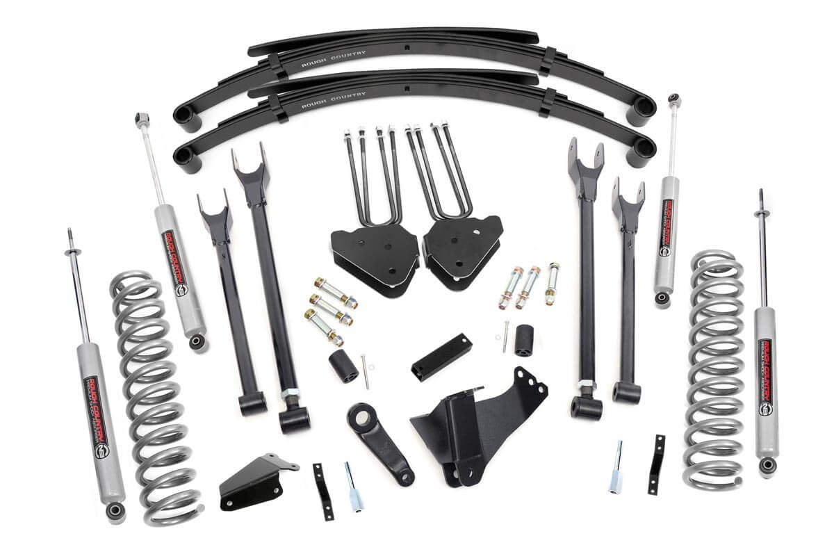 6 Inch Lift Kit | Diesel | 4 Link | RR Spring | Ford F-250/F-350 Super Duty (05-07) by Rough Country