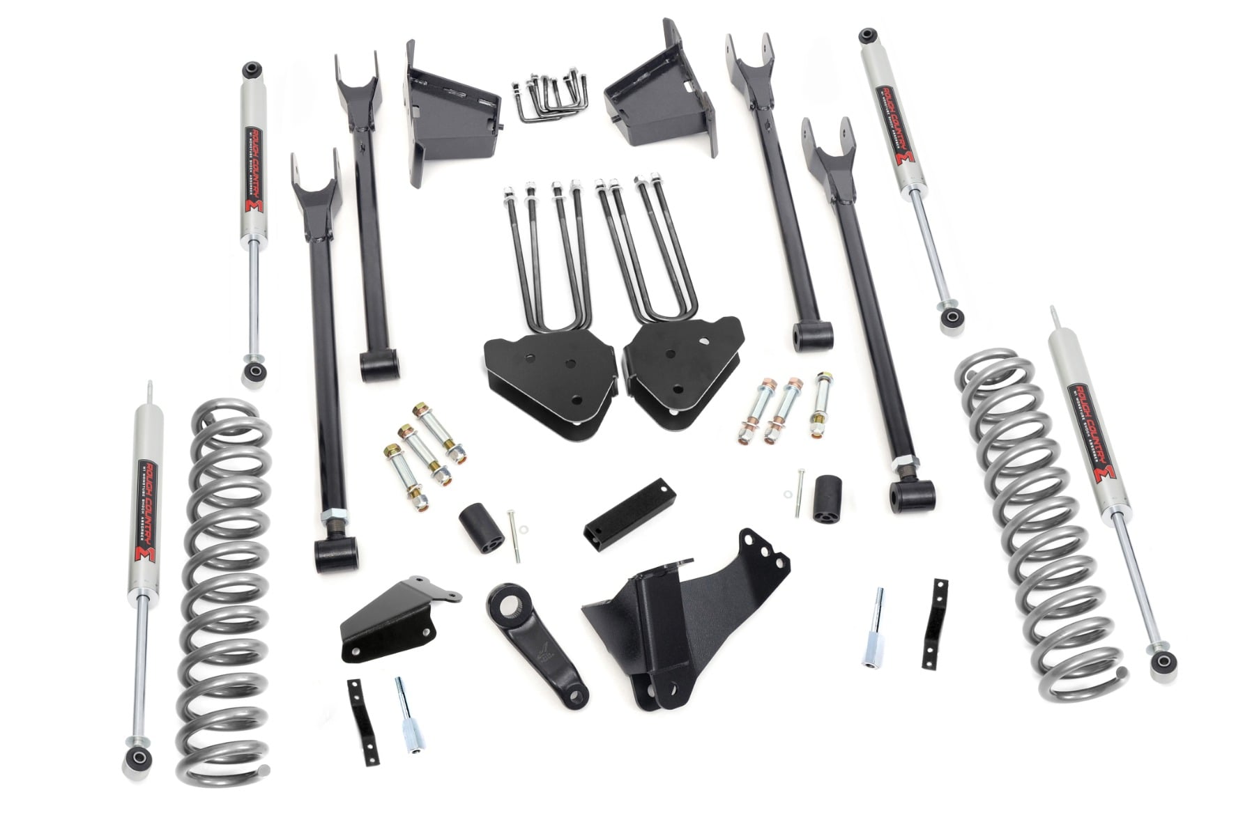 8 Inch Lift Kit | 4 Link | RR Blocks | M1 | Ford F-250/F-350 Super Duty (05-07) by Rough Country