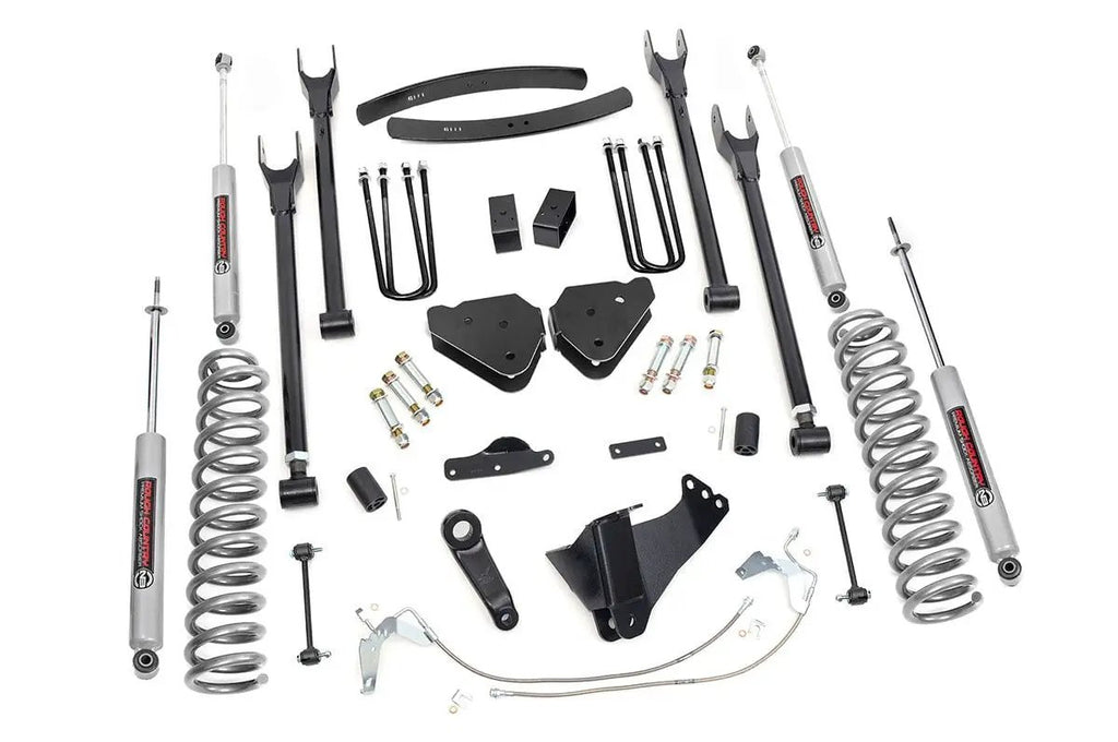 6 Inch Lift Kit | Diesel | 4 Link | Ford F-250/F-350 Super Duty 4WD (08-10) by Rough Country
