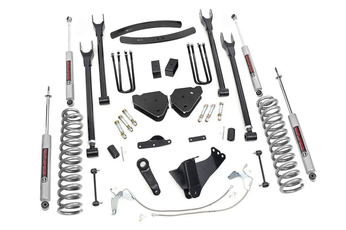 6 Inch Lift Kit | Diesel | 4 Link | Ford F-250/F-350 Super Duty 4WD (08-10) by Rough Country