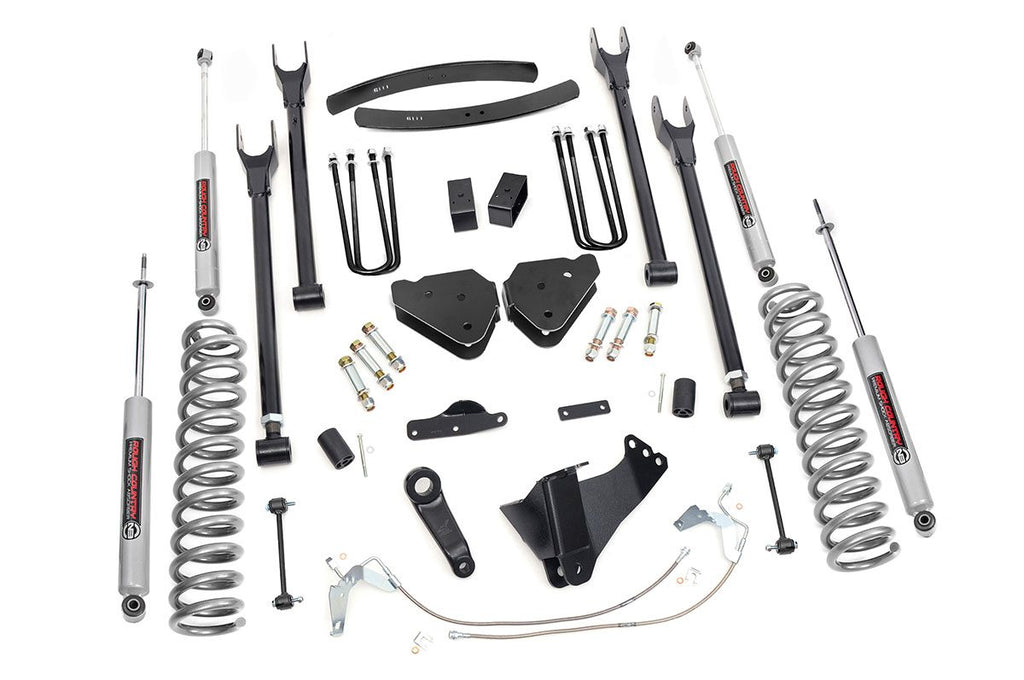6 Inch Lift Kit | Diesel | 4 Link | Ford F-250/F-350 Super Duty 4WD (08-10) by Rough Country