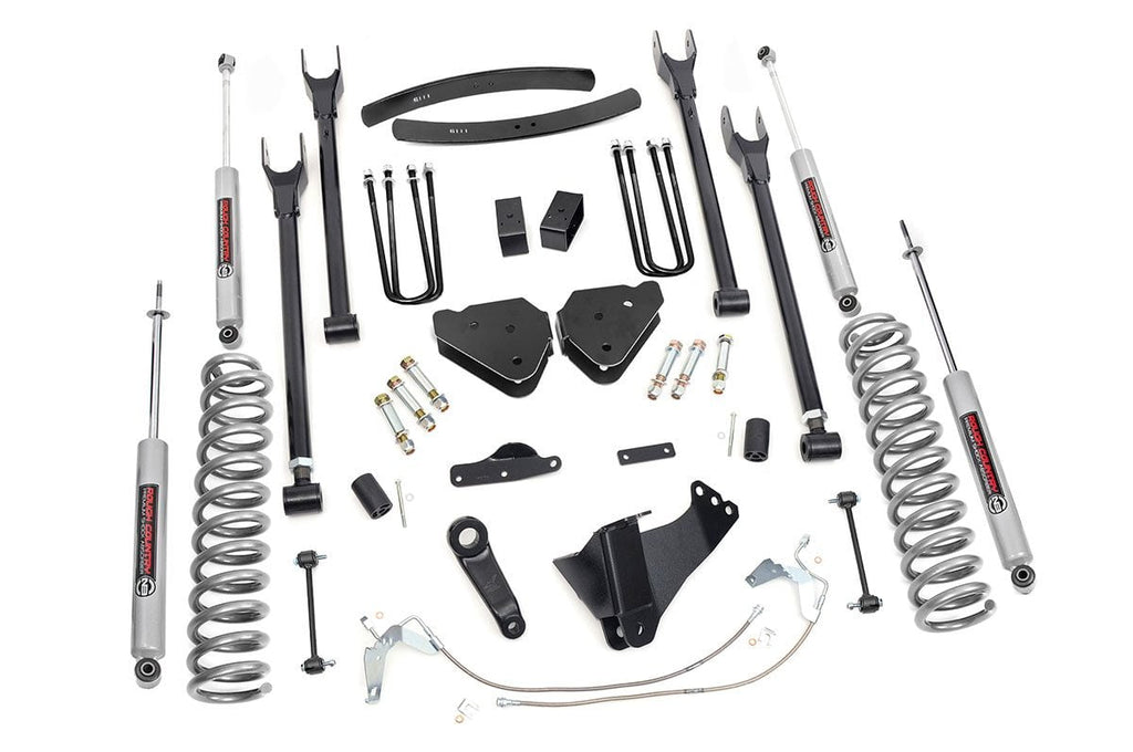 6 Inch Lift Kit | Diesel | 4 Link | Ford F-250/F-350 Super Duty 4WD (08-10) by Rough Country