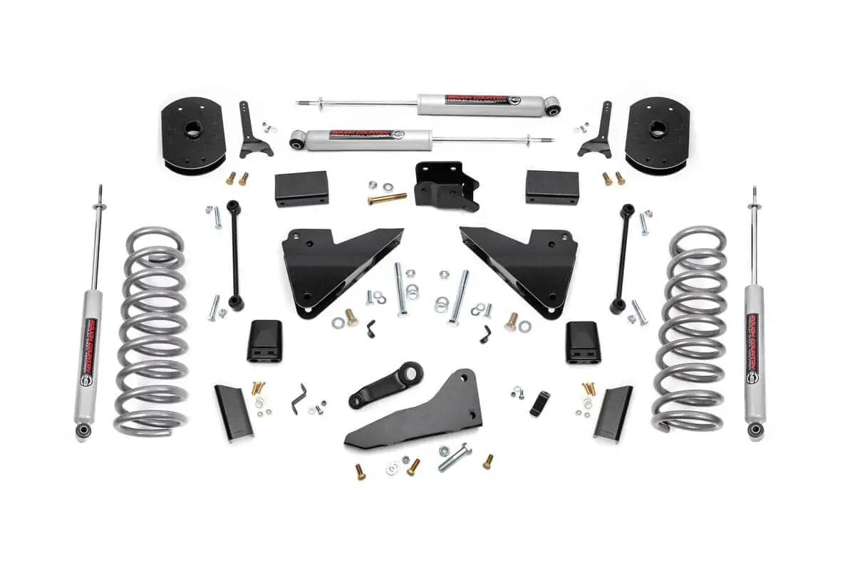 5 Inch Lift Kit | FR Gas Coil | Radius Arm Drop | Ram 2500 4WD (2014-2018) by Rough Country