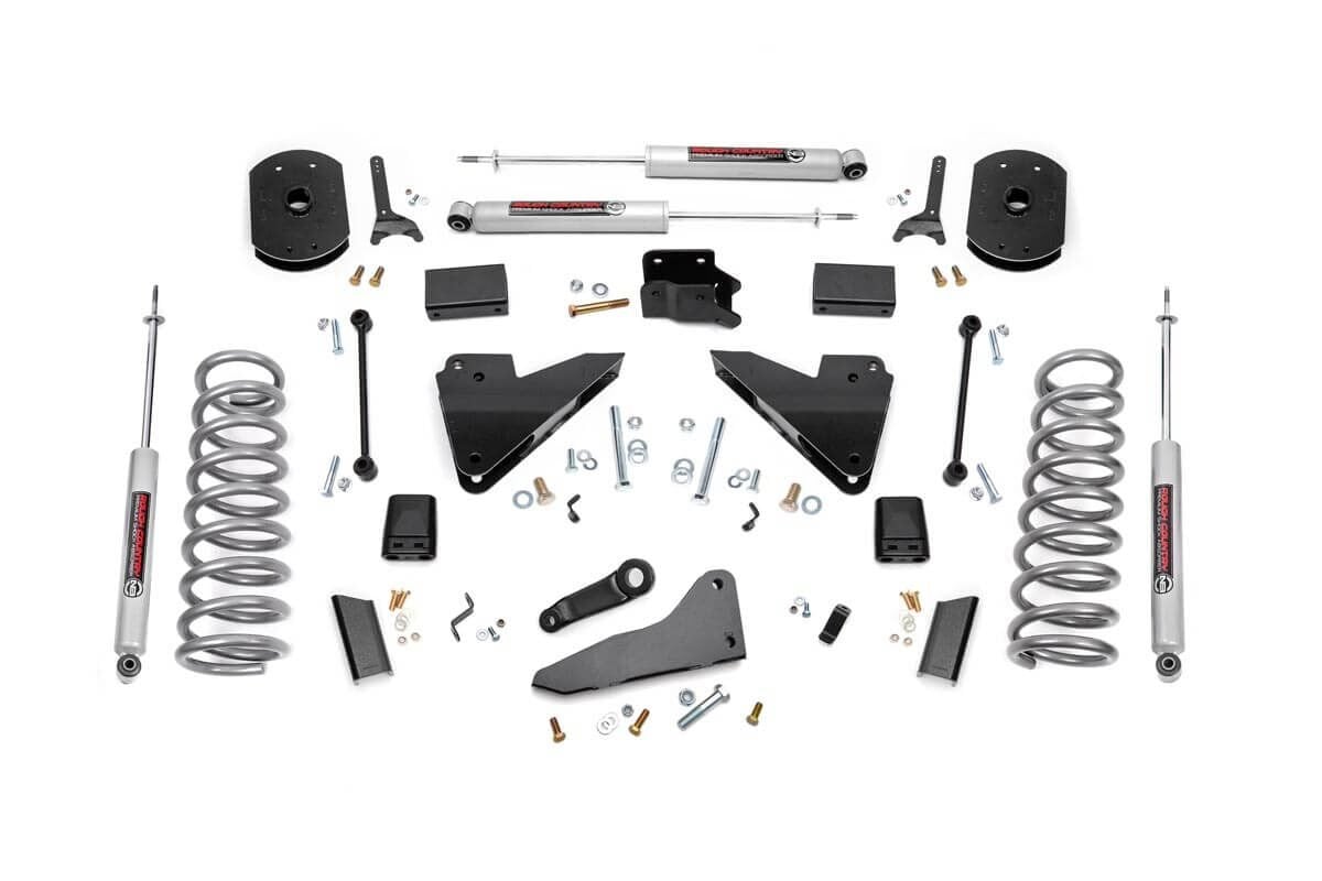 5 Inch Lift Kit | FR Diesel Coil | Radius Arm Drop | Ram 2500 4WD (2014-2018) by Rough Country