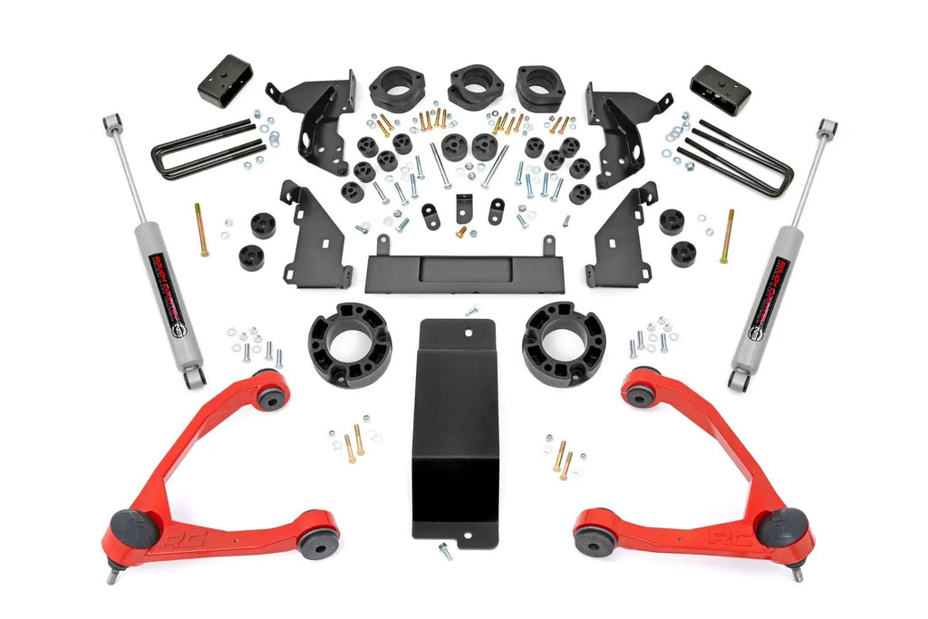 4.75 Inch Lift Kit | Red UCA | Combo | Chevy/GMC 1500 (14-15) by Rough Country