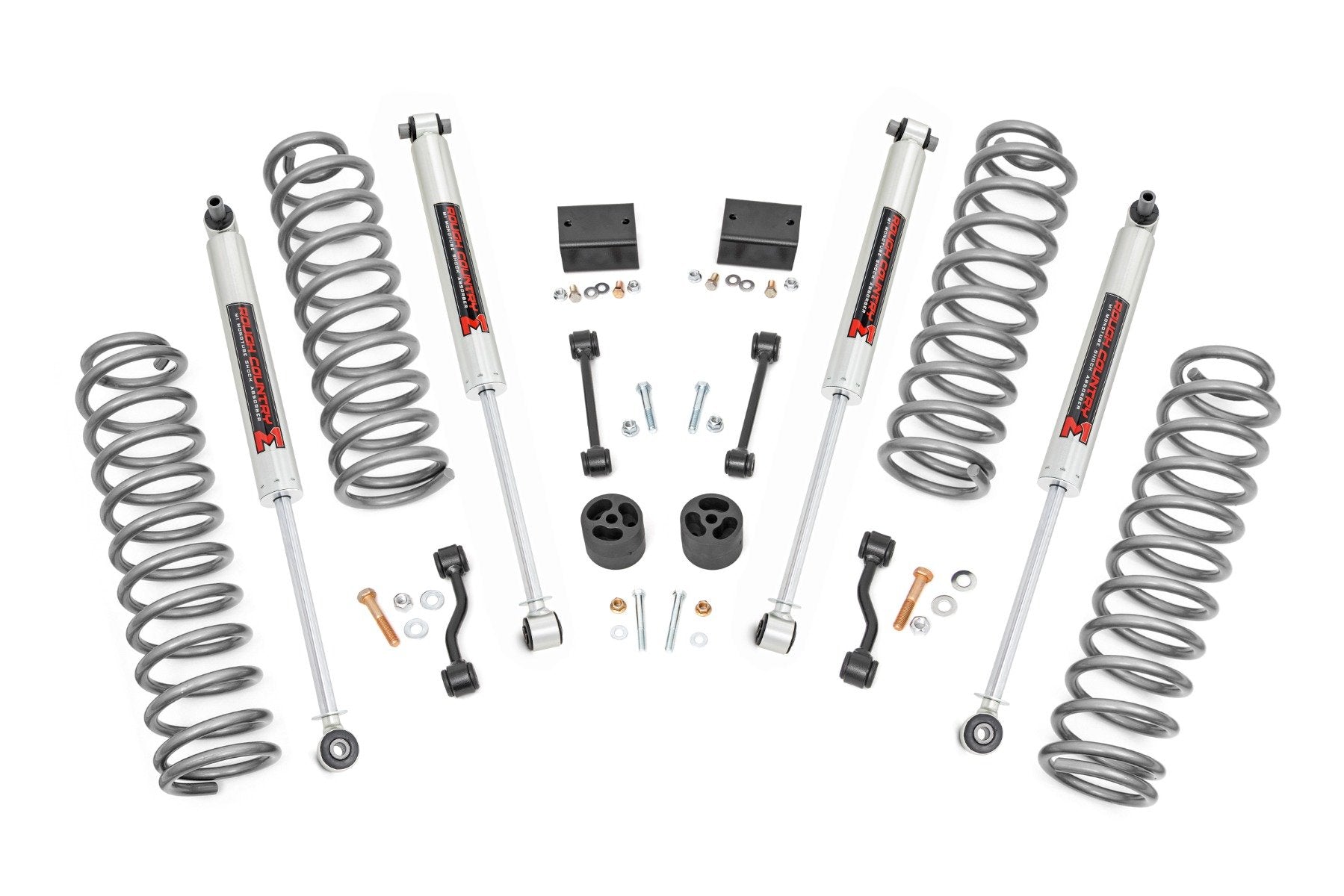 2.5 Inch Lift Kit | Coils | M1 | Jeep Wrangler Unlimited 4WD (2024-2026) by Rough Country