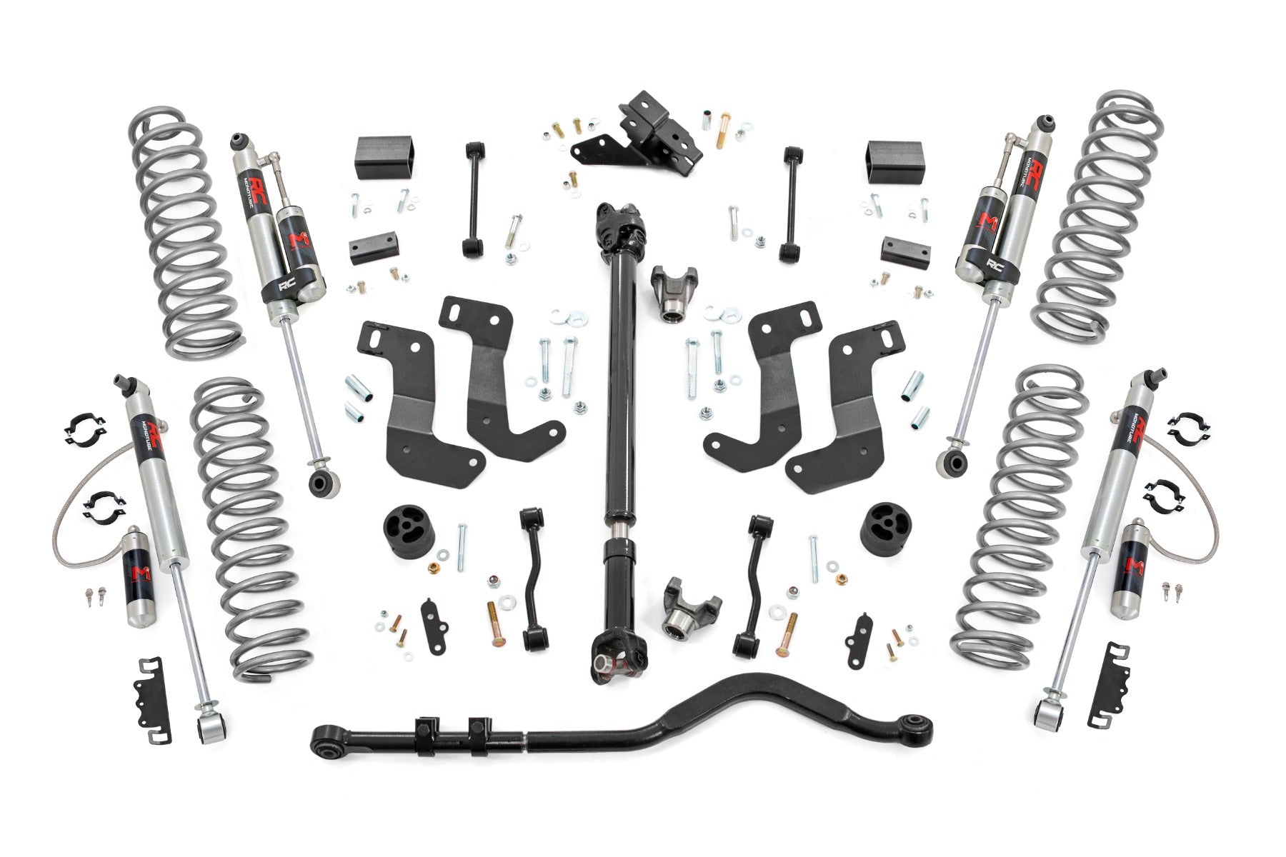 3.5 Inch Lift Kit | C/A Drop | FR D/S | M1R | Jeep Wrangler Unlimited (24-26) by Rough Country