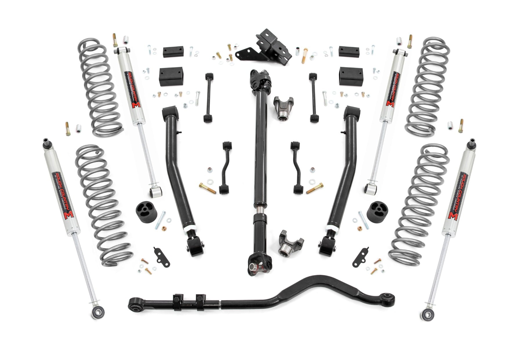 3.5 Inch Lift Kit | Adj Lower | FR D/S | M1 | Jeep Wrangler Unlimited (24-26) by Rough Country