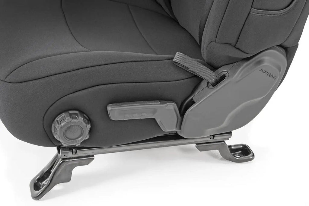 Seat Covers | Front and Rear | Jeep Wrangler Unlimited 4WD (2018-2026) by Rough Country