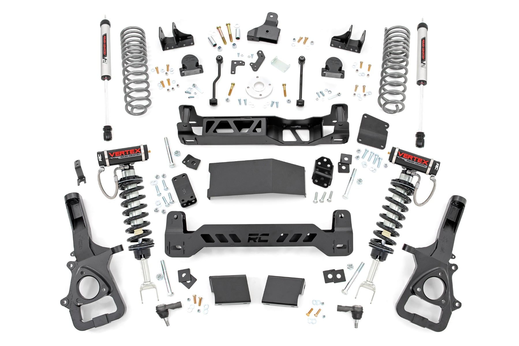 6 Inch Lift Kit | 22XL | Vertex/V2 | Dual Rate Coils | Ram 1500 4WD (19-24) by Rough Country