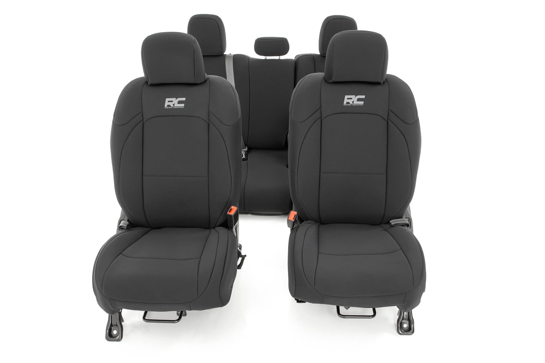 Seat Covers | Front and RR w/ Cup Holder | Jeep Gladiator JT 4WD (2020-2026) by Rough Country