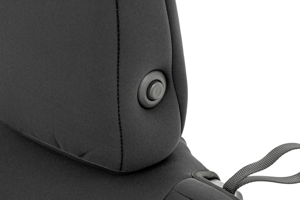 Seat Covers | Front and RR w/ Cup Holder | Jeep Gladiator JT 4WD (2020-2026) by Rough Country