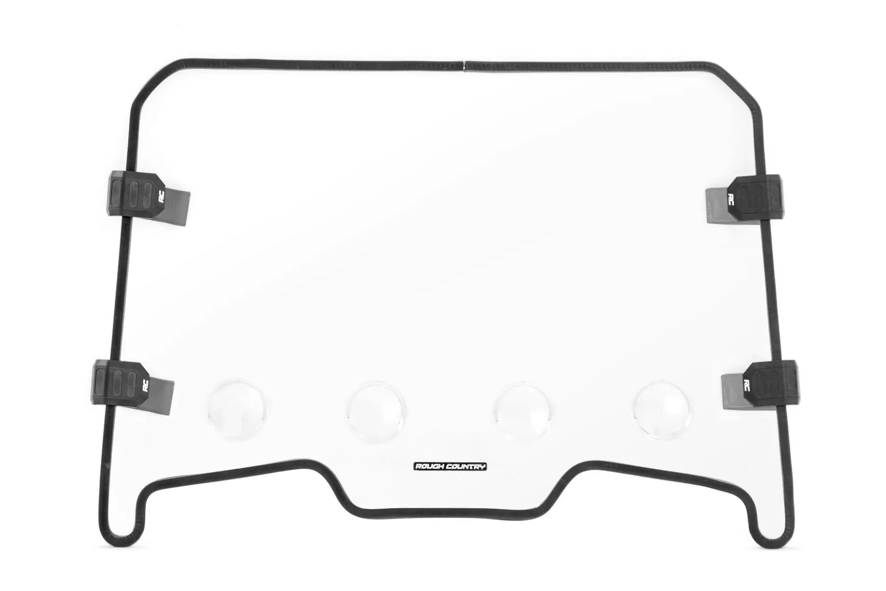 Vented Full Windshield | Scratch Resistant | Polaris RZR XP 1000 by Rough Country