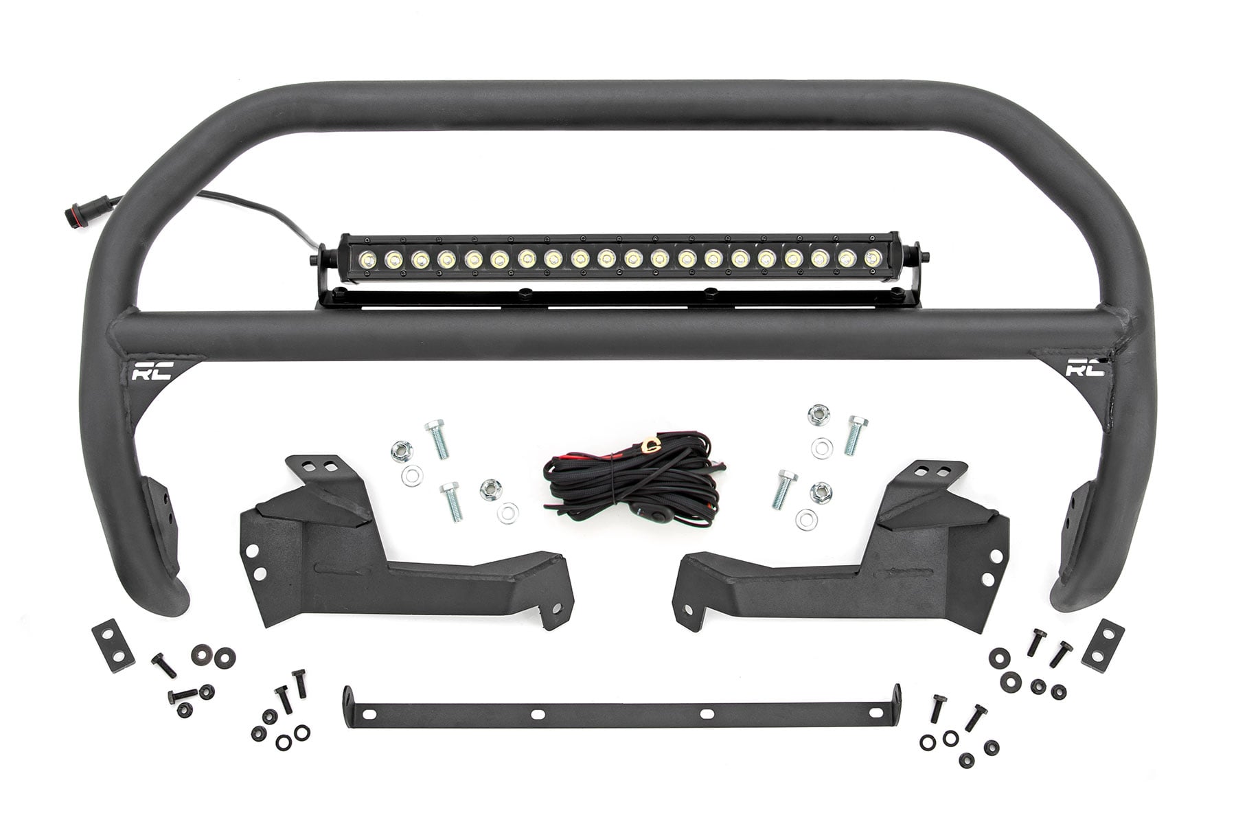 Nudge Bar | 20 Inch Black Single Row LED | Ford Bronco Sport 4WD (2021-2024) by Rough Country